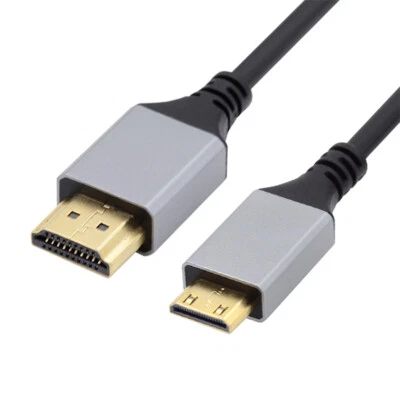 Mini Micro HDMI 2.1 Ultra Thin HDTV Cable 8K 4K Type-A to Type-D for Camera HDTV - Image 1 of 4