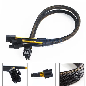 CÂBLE D'ALIMENTATION GPU 8 broches à 8+6 broches POUR DELL T620 3692K 35 cm - Photo 1/12