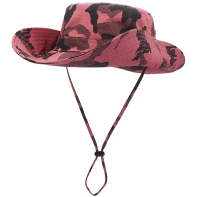 Sombrero Boonie Camuflaje Militar Exterior Verano Sol Sombrero Pesca Caza Senderismo Gorra Foto 1 de 4