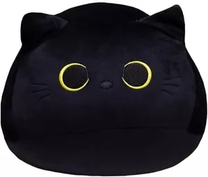 9.8in Kawaii Black Cat Plush Pillow Doll - Soft Toy for Kids, Anime Cat Plushies - Picture 1 of 7