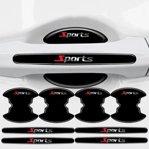 8Pc x Sports Car Accessories Door Handle+Bowl Anti-scratch Protector Stickers - Picture 1 of 8