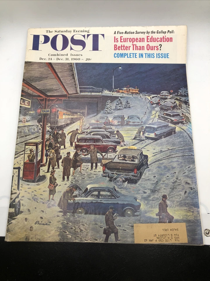 The Saturday Evening Post Dec. 24-31, 1960 European Education - Image 1 of 4
