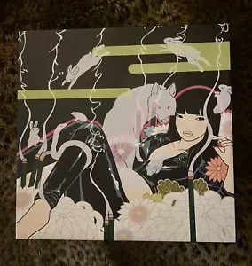 YUMIKO KAYUKAWA ""Is it My Body"" Estampado Giclee/lienzo estirado 1/45 firmado 12"x12 - Imagen 1 de 6