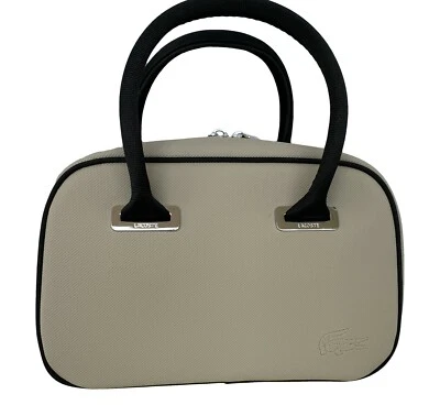 LACOSTE HANDBAG Mini Vintage L61 Classic 17 Beige NEW - Image 1 of 4
