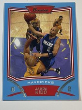 2008-09 Bowman Blue Jason Kidd /499 Dallas Mavericks Rare