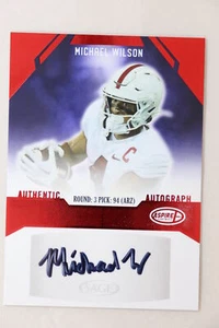 Michael Wilson - 2023 Aspire Football Red Autograph Cardinals * - Picture 1 of 1