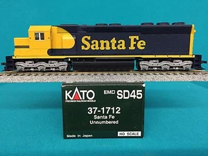 37-1712 Kato SD45 Santa Fe Locomotive DCC Ready HO Scale ATSF New - Picture 1 of 1