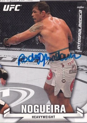 Antonio Rodrigo Nogueira Signed 2013 Topps UFC Knockout Card 21 PSA/DNA COA Auto - Image 1 of 4