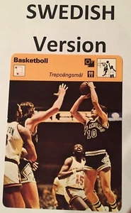 LOUIS DAMPIER 1981 SWEDISH Sportscaster card from Sweden - SAN ANTONIO SPURS - Picture 1 of 2