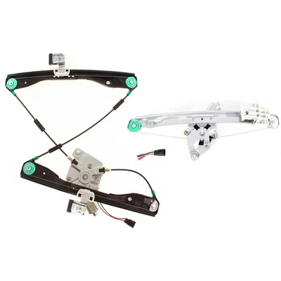 Window Regulators Glass Set of 2 Front & Rear Driver Left Side Hand Sedan Pair - Image 1 of 4