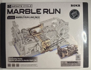 ROKR DIY Infinite Cycle Marble Run Link Pack LG01 Marble Spaceport To Night City - Picture 1 of 4