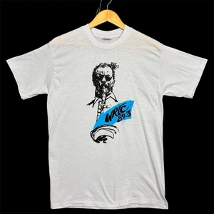 Vintage WRTC 89.3 Jazz Saxophon Grafik T-Shirt Größe Large Radio Musik T-Shirt - Bild 1 von 10