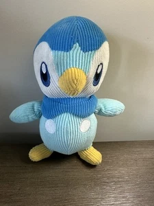Jazwares Pokemon Piplup Plush Corduroy 8 Inch Authentic Stuffed Toy - Picture 1 of 4