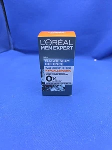 L'Oreal Men Expert Magnesium Defence 24H Sensitive Moisturiser w Hyaluronic 50ml - Picture 1 of 3