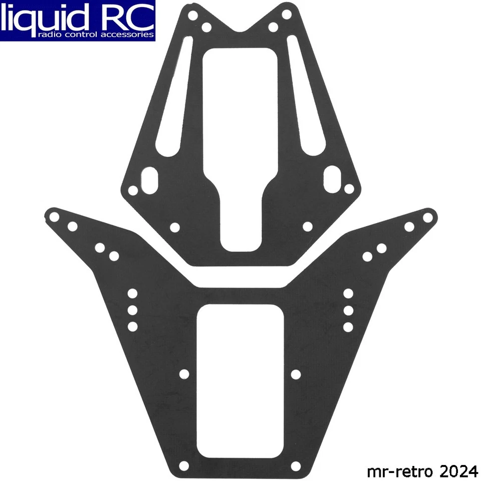 Associated 7545 RC10GT Shock Tower Set Black - Image 1 of 1