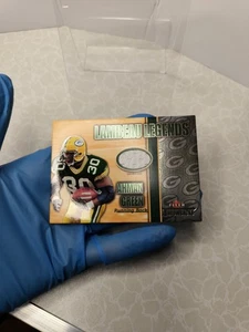 Camiseta deportiva Fleer Throwbacks Ahman Green Lambeau Legends 2002 usada en juegos - Imagen 1 de 6