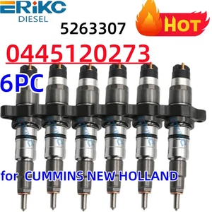 6PCS Fuel Injector 0445120273 0 445 120 273 5263307 for Cummins 0445 120 273 - Picture 1 of 6