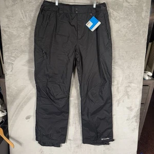 Columbia Ski Pants OMNI-TECH Men’s XXL Sportswear Bugaboo Black Winter - Picture 1 of 13