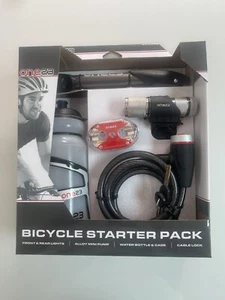 Bike Starter Pack. Lights, Bottle & Cage, Lock, Pump. - Picture 1 of 2