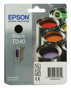AUTHENTIQUE CARTOUCHE EPSON T040 Black C13T04014010 - Bild 1 von 1