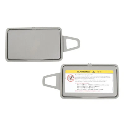 Fits Mercedes-Benz E500 E320 E550 -  1 Pair Front Sun Visor Vanity Mirror Covers Foto 1 de 4