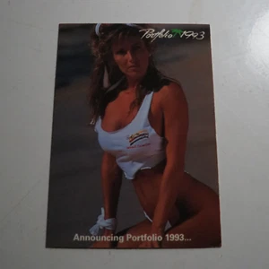 1993 PORTFOLIO INTERNATIONAL PROMO CARD 4 OF 5 - Picture 1 of 2