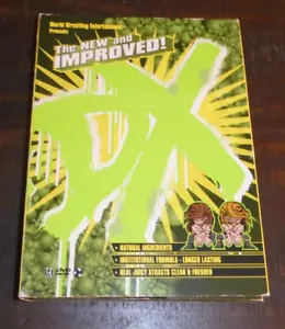 WWE - The New and Improved DX (DVD, 2007, 3-Disc Set) Degeneration X!! - Foto 1 di 5