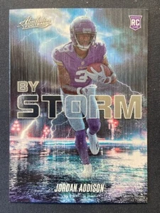 2023 Panini Absolute - By Storm Jordan Addison #BST-12 (RC)* - Picture 1 of 2