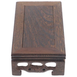 Espositore quadrato in legno espositore piedistallo ornamento bonsai espositore nuovo - Foto 1 di 1