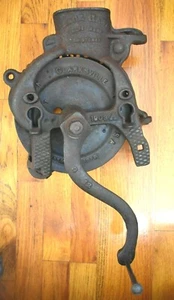Antique Cast Iron Black Hawk 9 1909 A Clarksville Tenn Corn Sheller G 12 13lb - Picture 1 of 12