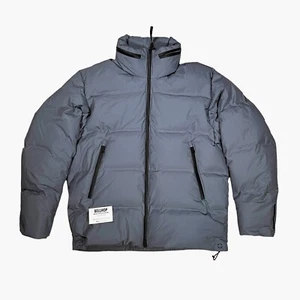 Norse Projects Arktisk Stand Collar Short Pertex Down Jacket Grey Blue Medium M - Picture 1 of 14