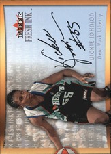 2000 Ultra WNBA Fresh Ink #7 Vickie Johnson Auto