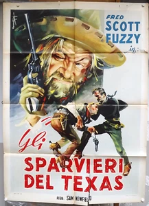 Die Sparvieri von Texas Songs and Bullets MANIFEST Poster Western Newfield 1938 - Bild 1 von 1