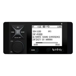 Receptor estéreo marino todo en uno Infinity R3000 - Bluetooth, sintonizador AM/FM/WB - Imagen 1 de 12