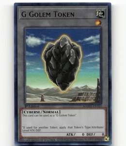 Yugioh G Golem Token MAMA-DE103 Magnificent Mavens Ultra Rare - Bild 1 von 1