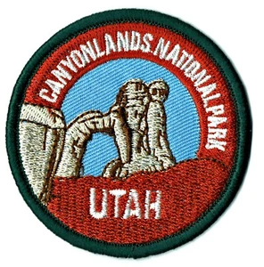 Canyonlands NP Iron-on Patch Embroidered UT National Park Utah UT - WE SHIP FAST - Picture 1 of 2