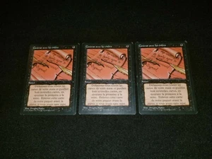 MTG 1x Revised black rare HP French FBB Contract from Below - Reserved list - Picture 1 of 2