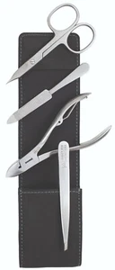 Maniküre-Set Hunter BECKER-MANICURE Erbe Solingen Kombischere Zange Lederetui - Bild 1 von 4