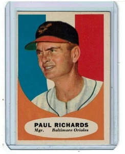 1961 Topps - Paul Richard - Baltimore Orioles - #131 - Imagen 1 de 5