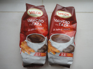 2 x valor   500 gr  kakao      kakaohaltiges getränkepulver
