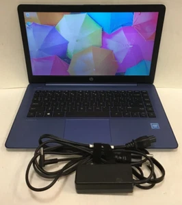 MA3) Hp Stream 14-cb171wm Laptop 4GB RAM /64gb SD /Intel Celeron N4020 @ 1.10GHz - Picture 1 of 10