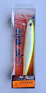 Illex Jackall Mag Squad 128SP – Chartreuse Back Pearl – Wobbler Angelköder JAPAN - Bild 1 von 2