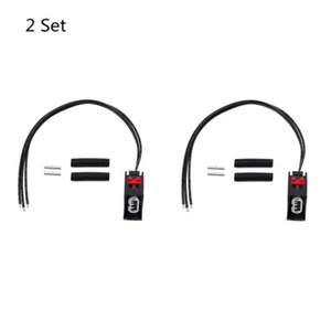 2 Sets Front Turn Signal Light Connector Plug Harness For Jeep Wrangler JK 07-18 - Picture 1 of 6