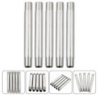 5 Pcs Metal Extension Tube Stainless Steel Faucet Sprayer Fitting Fittings