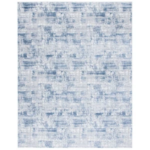 SAFAVIEH Amelia Collection ALA786N Navy / Light Grey Rug - Picture 1 of 21