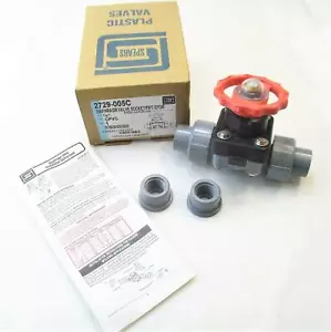 Spears 2729-005C 1/2" CPVC Diaphragm Valve Socket/FIPT EPDM New - Picture 1 of 4