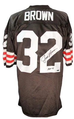 Jim Brown HOF Signed/Inscribed Cleveland Browns Jersey PSA/DNA Steiner 200887 - Image 1 of 4