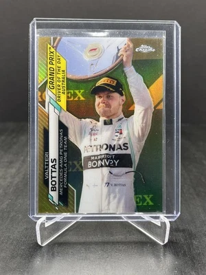 Topps Chrome Formula 1 F1 Valtteri Bottas Gold Refractor 35/50 #154 2020 Foto 1 de 2
