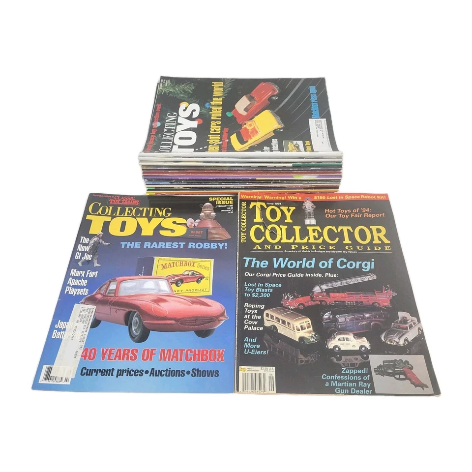 Lote Antigo de 15~Brinquedos de Colecionador~Revista de Colecionador de Brinquedos Anos 90 1993-97 - Imagem 1 de 4