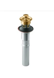 Kohler K-7127-A-2MB Brushed Moderne Brass 1.25" Lift / Turn Tub Drain Overflow - Picture 1 of 5